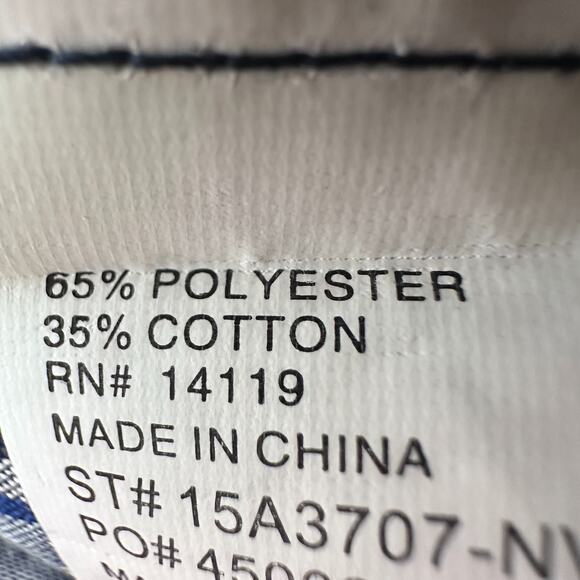 Ely Cattleman Shirt Men’s 3XLT XXXL Tall Blue Plaid Western Pearl Snap Button-Up - Picture 7 of 10